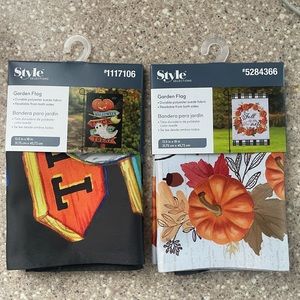 Fall and Halloween garden flag. Brand new